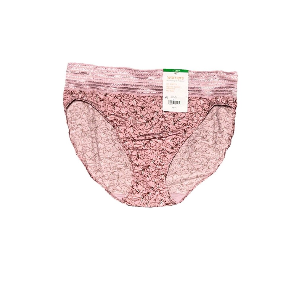 Warner's Women's No Pinching No Problems Hi-Cut Panty - Large